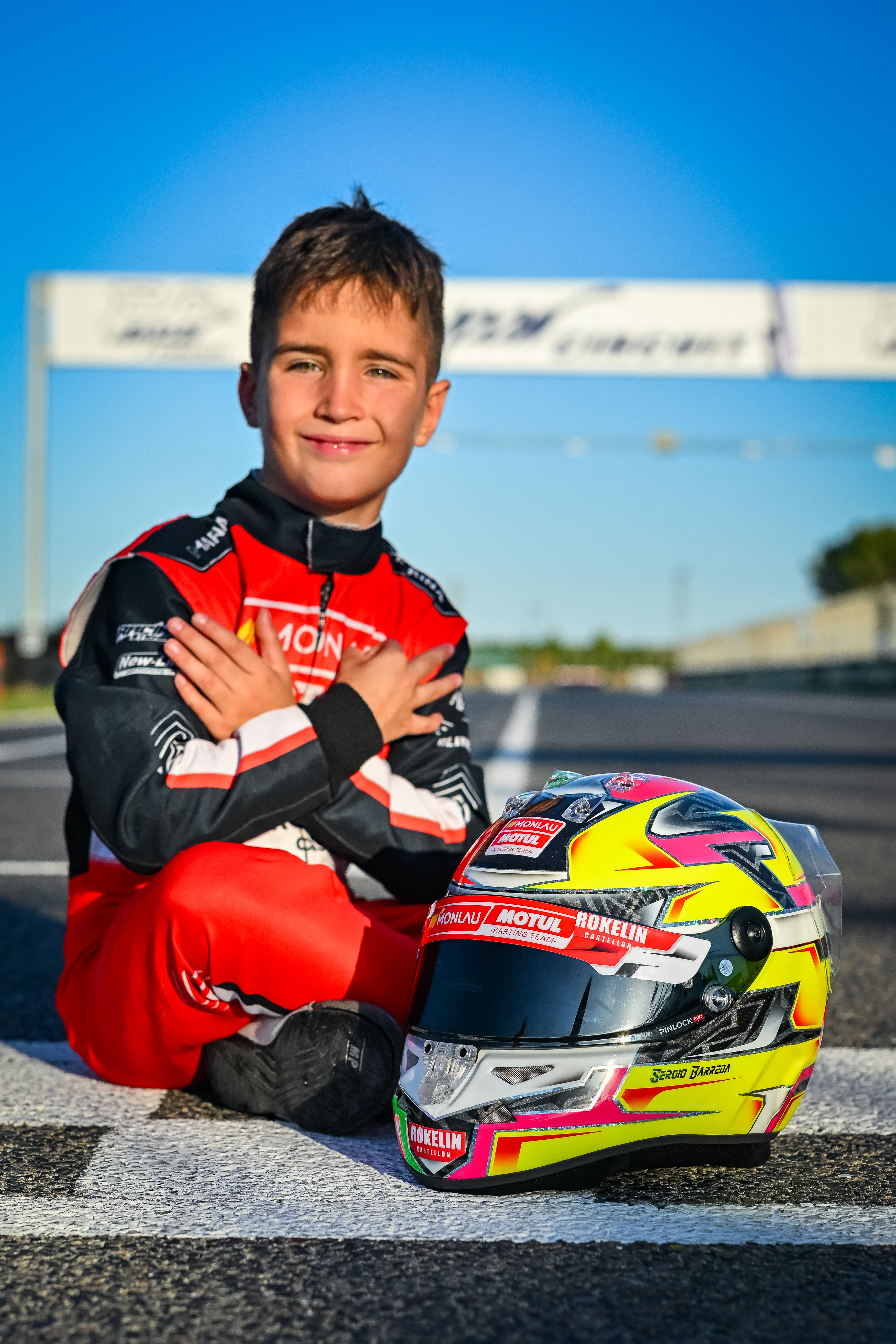 Sergio Barreda en pista — Aspar 2